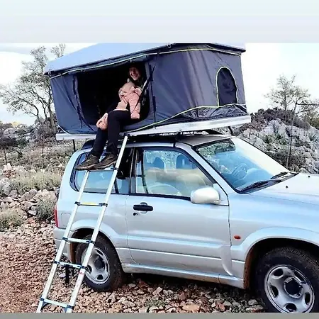 Rooftop Jeep Escape Sleep Under The Stars Розкішний намет Ханья (Крит)