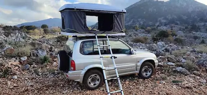 Rooftop Jeep Escape Sleep Under The Stars * Chania (Crete)